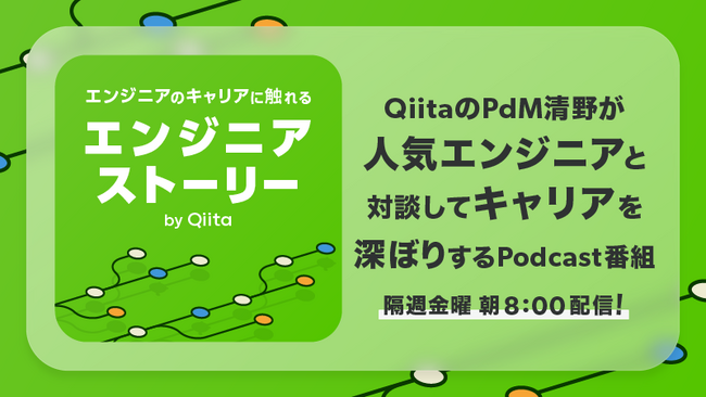 Webセキュリティの第一人者、徳丸浩氏がゲスト出演！日本最大級のエンジニアコミュニティ「Qiita」がPodcast番組『エンジニアストーリー by Qiita』の最新エピソードを公開