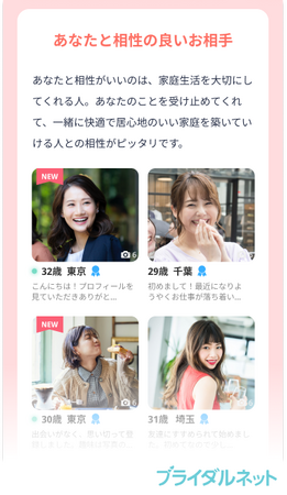 【相性診断】自分にピッタリなお相手が探せる！結婚に本気な会員98％*¹の婚活アプリ「ブライダルネット」が「結婚エニアグラム診断」をリリース。