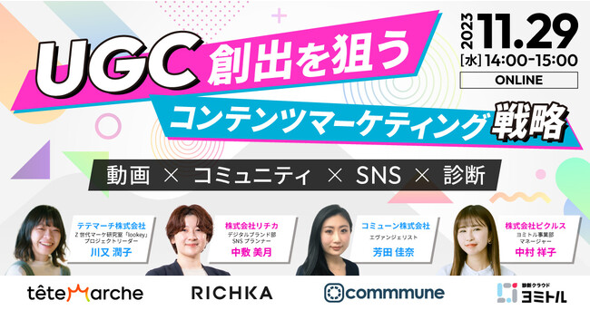 【動画×コミュニティ×SNS×診断】UGC創出を狙うコンテンツマーケティング戦略