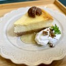栗のカッテージチーズケーキ 栗のカッテージチーズケーキ