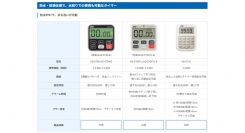Ａ＆Ｄは、デジタルタイマーをご紹介するWebサイトに、便利な各製品の比較表ページを新設いたしました。