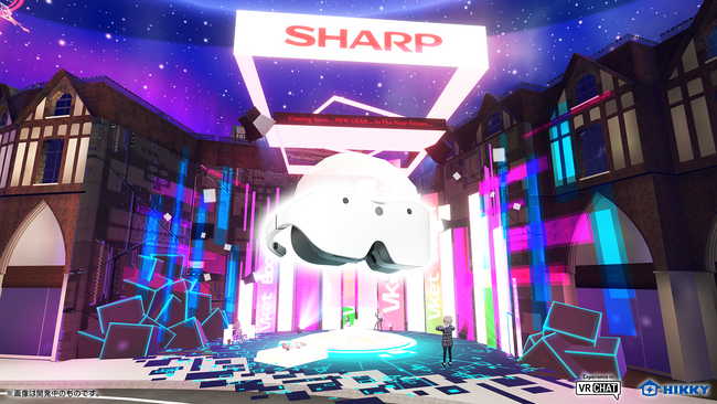シャープがバーチャルマーケット2023 Winterに初出展！来夏製品化予定の新型ヘッドマウントディスプレイを展示