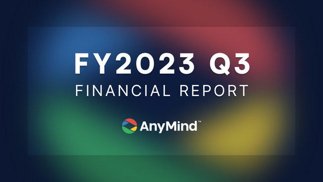 AnyMind Group、2023年第3四半期決算を発表