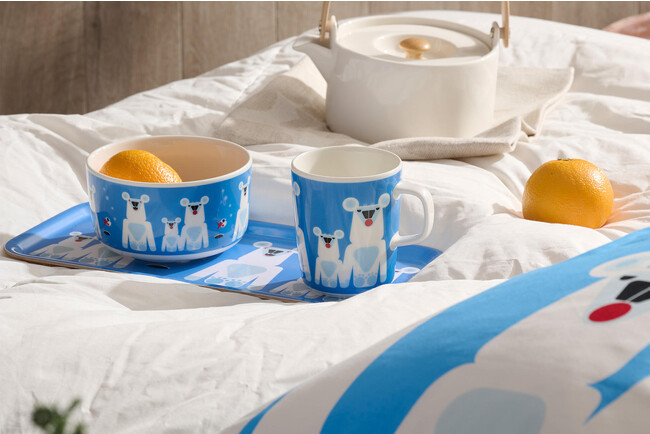 [マリメッコ]ホームコレクションに白くまをモチーフにしたプリントJaakarhuが登場。