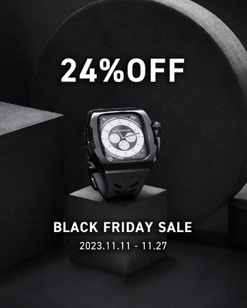 【全商品24％OFF】スウェーデン発のアップルウォッチケースブランドY24日本公式サイトにて、ブラックフライデーセールを開催中。