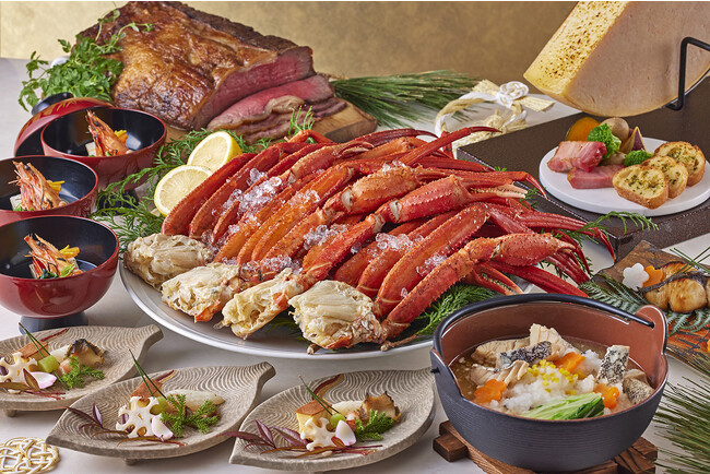 【グランドニッコー東京ベイ 舞浜】＜元日と2日限定＞新年にふさわしい豪華なランチを堪能！ル・ジャルダン『お正月ランチブッフェ』を開催