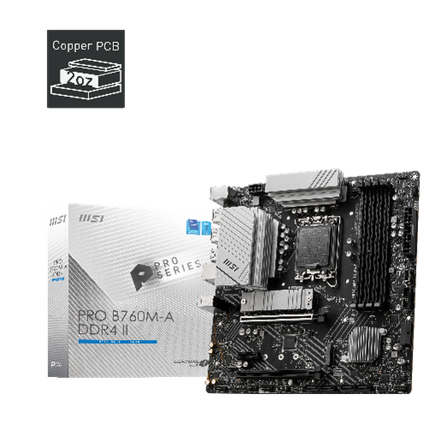 MSI、最新のIntel CoreTMプロセッサー（第14世代）対応のB760チップセット搭載マザーボード「PRO B760M-A DDR4 II」をAmazon限定で発売