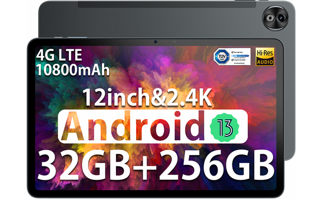 【週末限定！】DOOGEE新品 32GB+256GB 12インチタブレット「T20 ULTRA」はAmazonでお得なクーポン配布中！