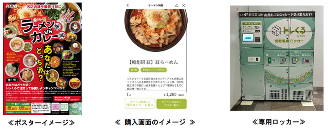LINE 上の専用ＥＣモール「トレくる by KEIO」で京王沿線にあるラーメン店７店舗の商品の取り扱いを開始します