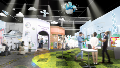 日本科学未来館 常設展示大規模リニューアル。新展示「ハロー！ ロボット」「ナナイロクエスト」「老いパーク」、
乃村工藝社は設計、制作・展示施工を担当しました