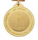 純金製優勝メダル(裏) 純金製優勝メダル(裏)
