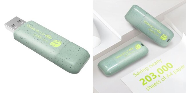 再生プラスチックを75％使用したSDGsに配慮したUSBメモリを11月24日に発売
