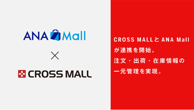 複数ネットショップ一元管理クラウドサービス「CROSS MALL」、ANAグループが運営するインターネットショッピングモール「ANA Mall」と連携