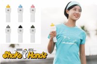 リニューアルした「NEWランニングボトルシェイクハンズ」にチームやお店ロゴ等の印刷を入れられるサービスを開始！