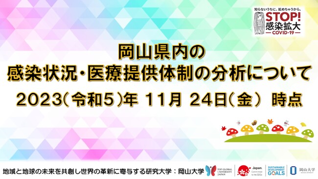【岡山大学】岡山県内の感染状況・医療提供体制の分析について（2023年11月24日現在）