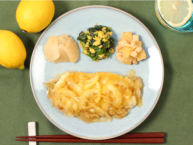 爽やかでさっぱりとした味わい「白身魚のレモンあん」が11月28日(火)ナッシュから新発売
