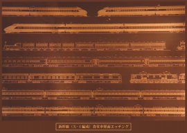 新幹線壁面エッチングアートパズル-イメージ