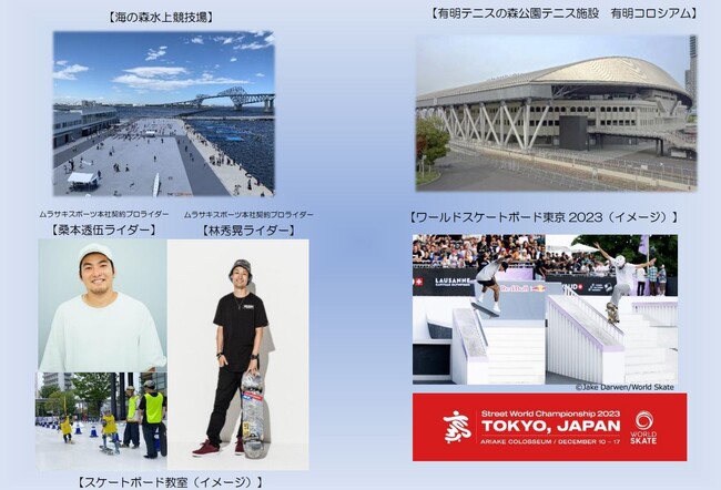 令和５年度 第６回 都立スポーツ施設周遊バスツアー　スケートボード体験＆観戦！ツアー参加者募集～スケートボード体験教室＆ワールドスケートボード東京2023観戦～