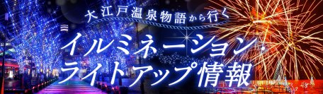 読めば必ず行きたくなる！ 大江戸温泉物語の宿を拠点に楽しむ 【イルミネーション＆ライトアップ情報】キュレーションページ公開