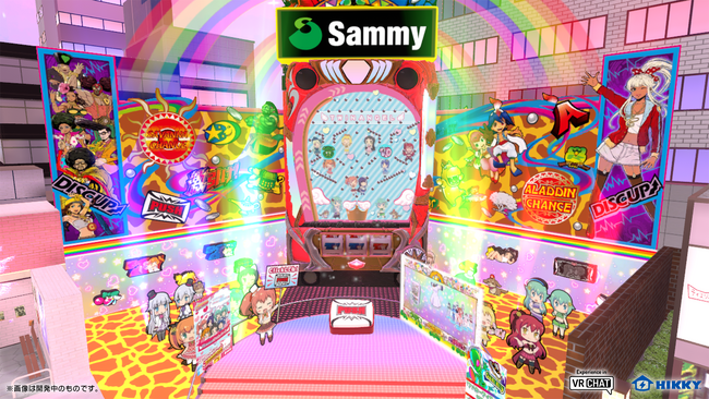 オリジナルのぱちんこ×パチスロのゲームで遊ぼう！サミーがバーチャルマーケット2023 Winterに出展決定！