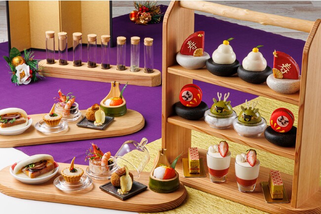 【都シティ 大阪天王寺】初春のアフタヌーンティー ~ショコラの縁起物の数々~ を販売