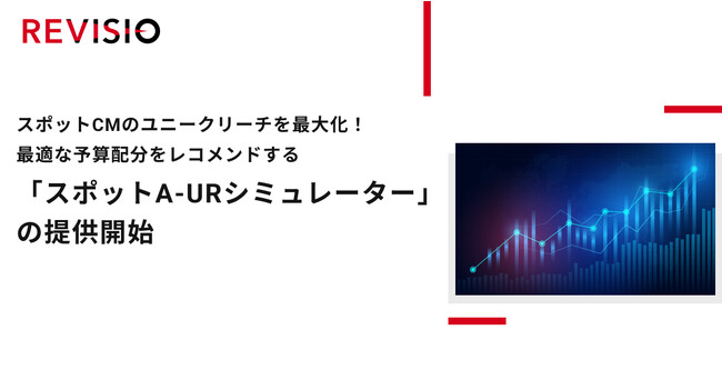 スポットCMのユニークリーチを最大化！最適な予算配分をレコメンドする 「スポットA-URシミュレーター」の提供開始