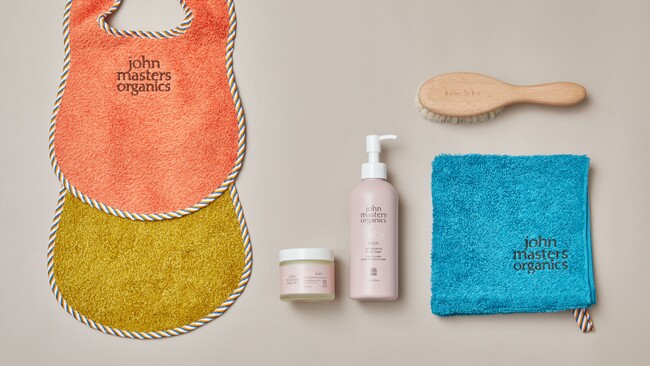 2023.12.4 debut　john masters organics × Hippopotamus　大切な人に贈りたいやさしさと美しさが調和したベビーギフトコラボ