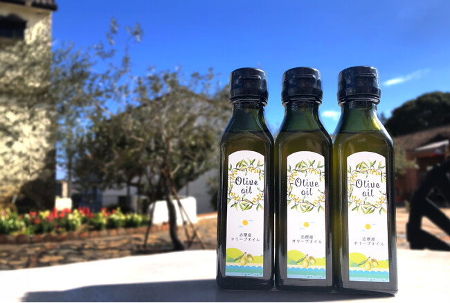 【志摩地中海村】＜限定30本＞志摩産オリーブオイルを今年も販売します！志摩の太陽を浴びて育った、一粒一粒手摘みした志摩産オリーブ100%使用