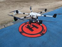 特殊大型ドローンによる救援物資の長距離運搬に関する実証実験を完了