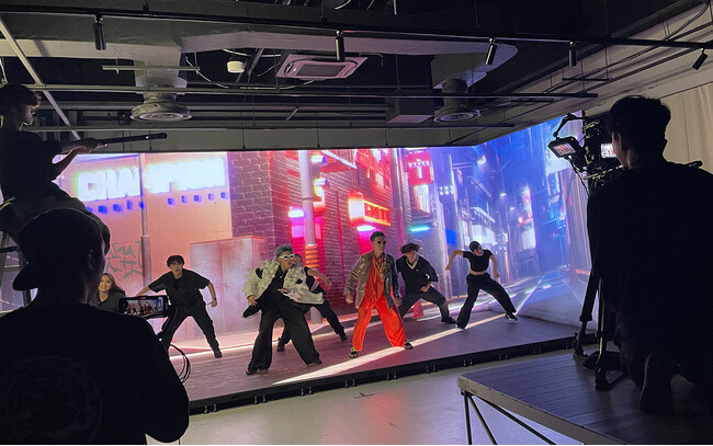 LED TOKYOの総合撮影スタジオである「YOKOHAMA STUDIO」にてGINTAさんのMV撮影が行われました。