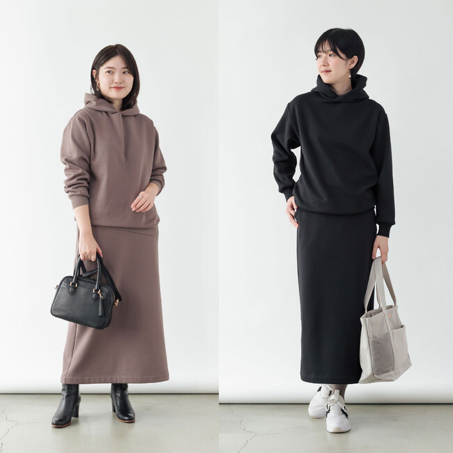 【3つの新商品】ふわふわ裏起毛のレディース「ブランケットシリーズ」から「パーカー」「プルオーバー」「スカート」が新登場