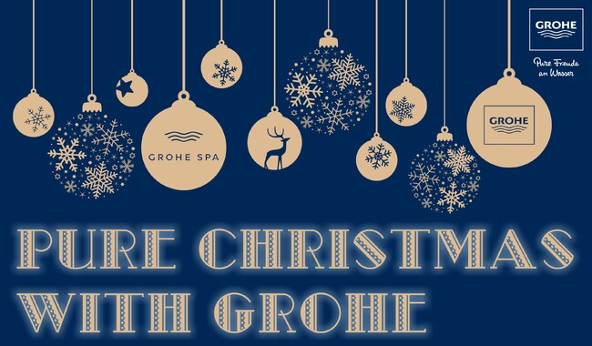 GROHE初のポップアップイベント ＜PURE CHRISTMAS with GROHE＞& オンラインストアクリスマスキャンペーン開催！