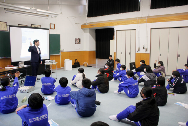 北杜市立武川中学校において出張授業を実施しました
