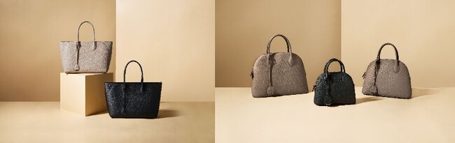 シグネチャーバッグのエマ バッグ、ミア トートバッグにミディアムサイズが新登場