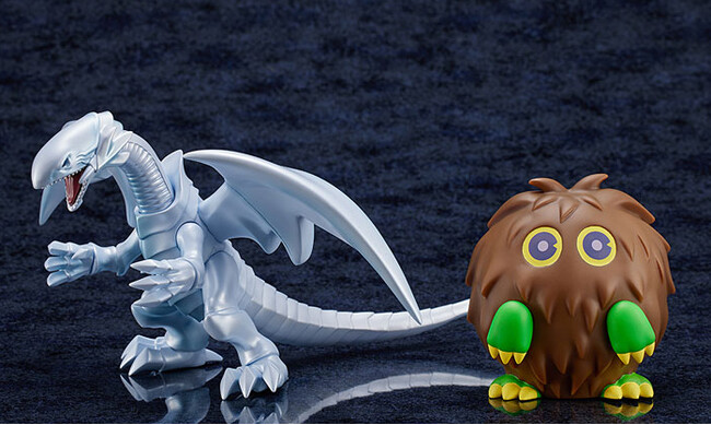 『遊☆戯☆王デュエルモンスターズ』より、「クリボー」「青眼の白龍」がソフビフィギュアとなって立体化。