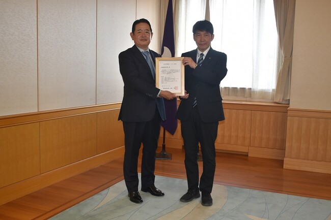 【サステナビリティ】群馬県と持続可能な森林整備のための協定に基づく寄付金受納式を開催