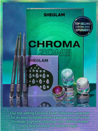 「SHEGLAM」のベストセラー商品「Chroma Zone」の第2弾『Chroma Zone 2.0』より、濃密な発色と繊細なラメが煌めく計6商品が登場！