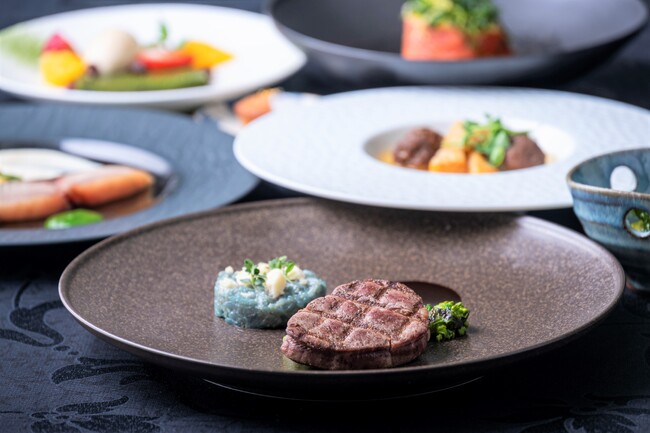早春香る色彩豊かな旬の食材をあしらい「和モダン」をテーマとしたフレンチコース「和の食材をモダンキュイジーヌで」を販売