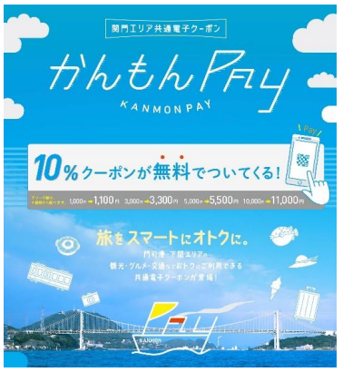 「ひとつの海峡都市」関門海峡エリアの地域共創活動に「デジタル地域通貨」を活用～「おまかせeマネー」で来訪者数拡大、加盟店周遊促進を支援しています～