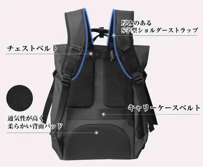クールでクリーン！見た目と機能性を追求した美しくて清潔な2in1バックパック