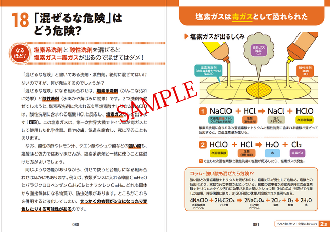 シリーズ45万部突破！　身近に潜んだ化学のしくみが楽しく理解できる『イラスト＆図解　知識ゼロでも楽しく読める！化学のしくみ』（西東社）2024年1月30日発売