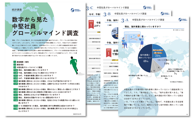 【数字から見た中堅社員グローバルマインド調査】グローバル人材育成専門の会社「インサイトアカデミー」が資料を無料公開＜グローバル研修ご担当者様必見＞