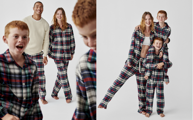Gap、ファミリーで楽しめるスリープウェアコレクションを発売