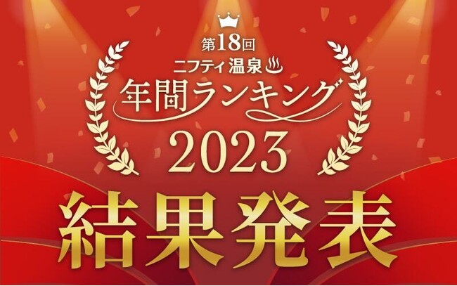 【第18回 ニフティ温泉 年間ランキング2023】ユーザー投票は過去最多の20万票超！埼玉県のSPA-HERBSが4年連続で全国総合1位に！