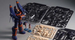 海洋堂より、ガンバスターとヒロイン2人のプラスチックモデルが発売開始！