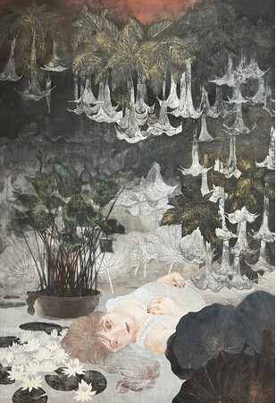 【名古屋造形大学】美術表現領域 西岡詩奈さんが『第23回 福知山市 佐藤太清賞公募美術展』の「日本画の部」に入選しました