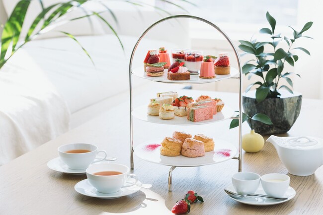 【東京エディション虎ノ門】苺が主役の 「STRAWBERRY EDITION AFTERNOON TEA」を2024年1月10日（火）より提供