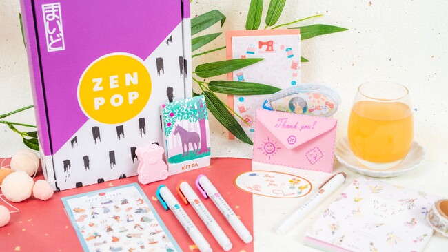 ZenPopオリジナルテープのりが入ったサブスクリプションボックスを2024年1月1日（月）より海外発売