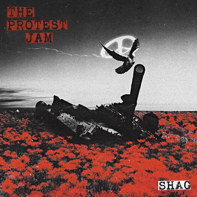SUGIZO擁する SHAG 1stアルバム『THE PROTEST JAM』アナログ盤 2024年2月21日（水）発売決定