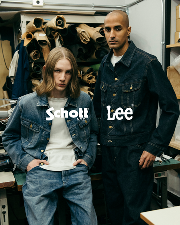 Schott×LEEの初のコラボレーションアイテムが登場！